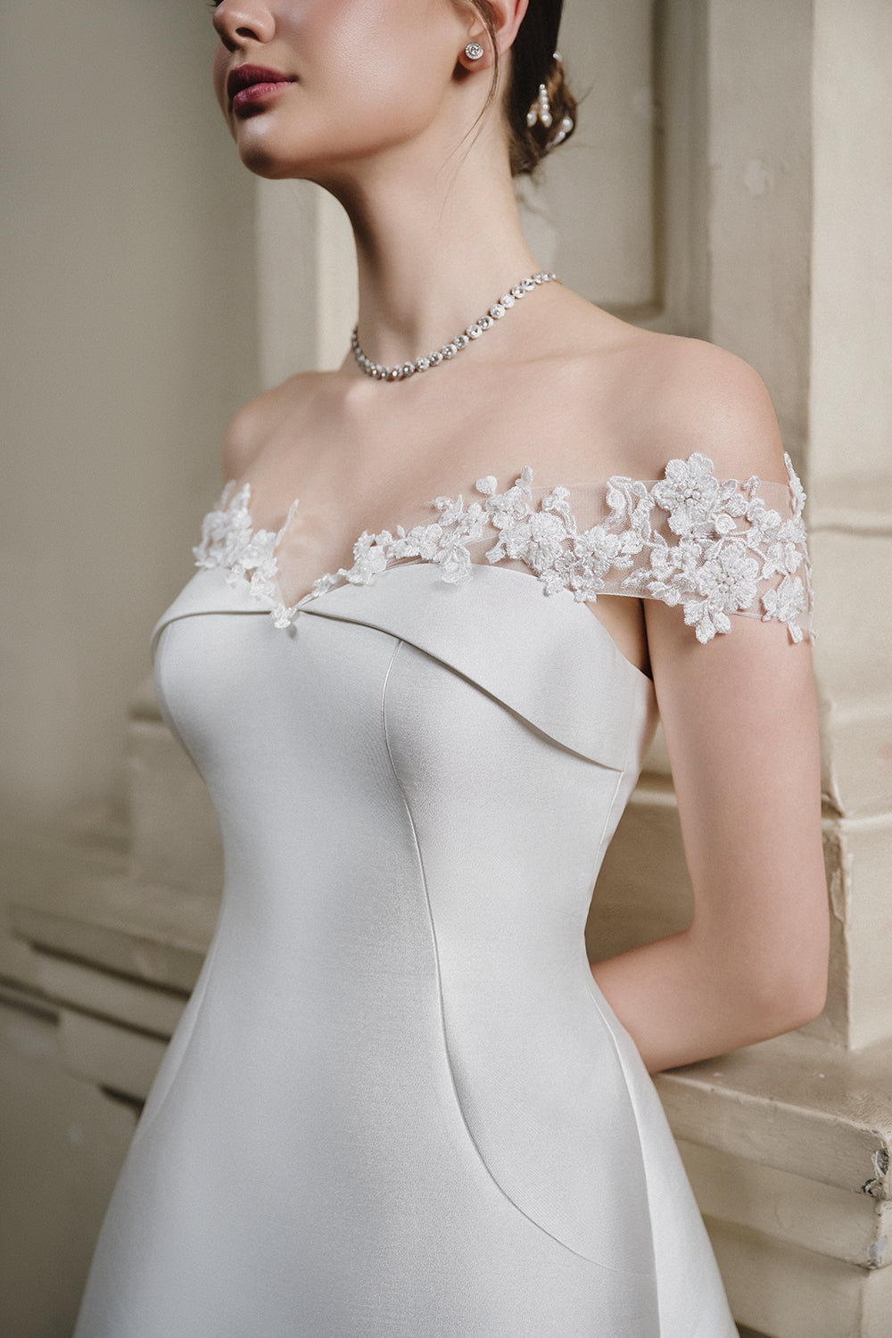 Elizabeth Off-Shoulder Midi Dress