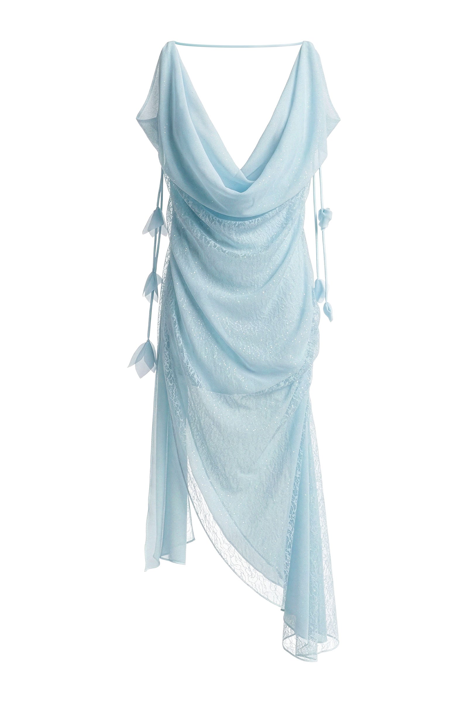 Clarisse Asymmetric Midi Dress