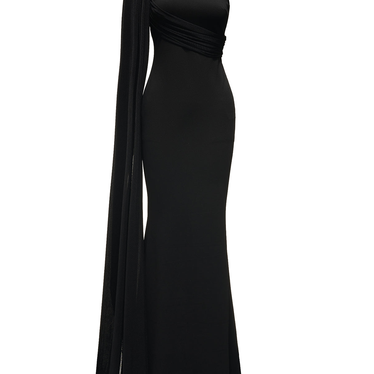 Layla Asymmetric Neck Maxi Dress