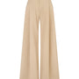 Vesper Straight Side Pocket Wool Blend Floor Length Pants