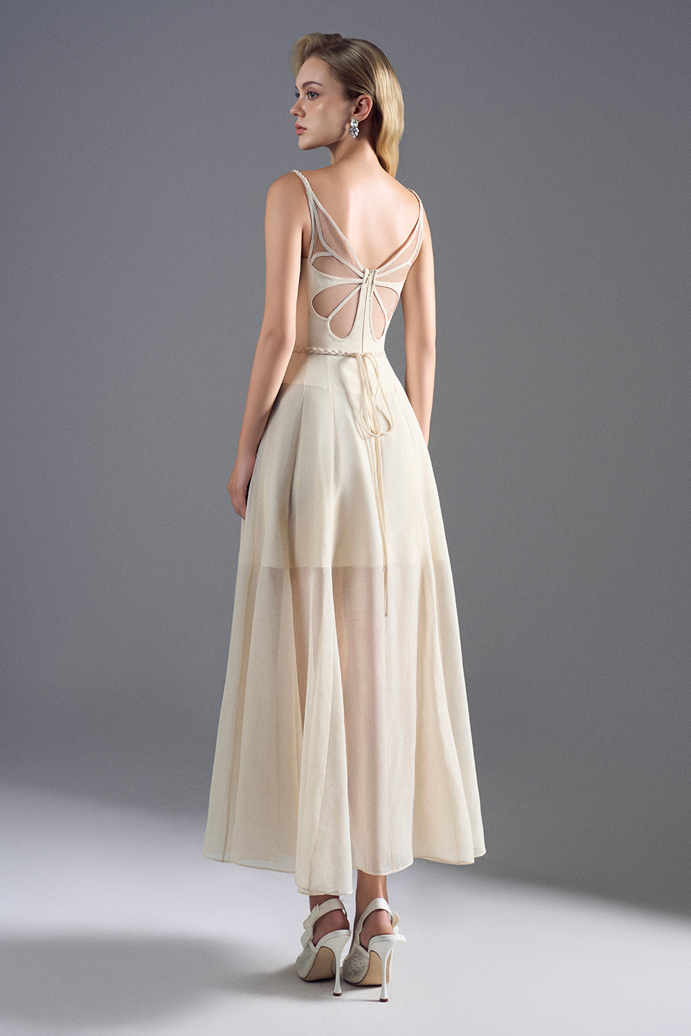 Pureline Button Midi Dress