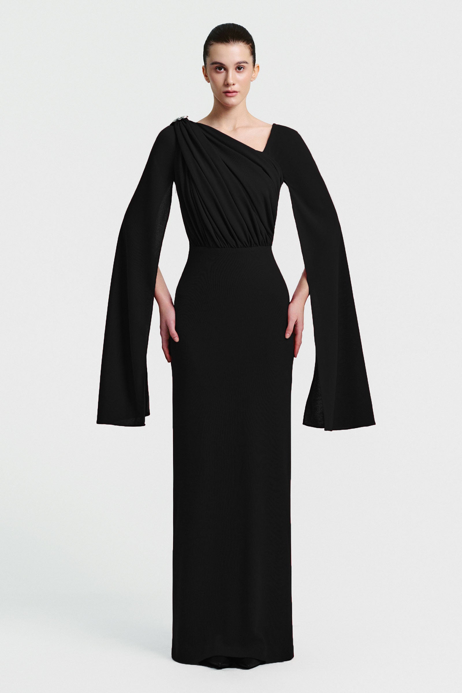 Alma Split Sleeve Maxi Dress