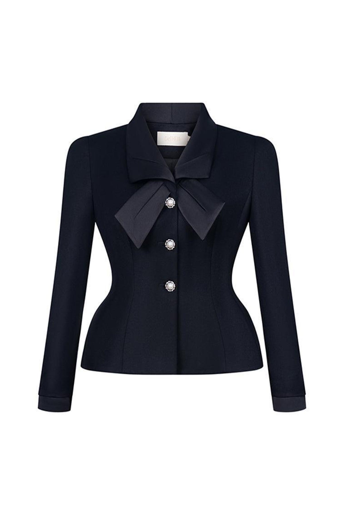 Sheila Peplum Square Shoulder Polycotton Jacket