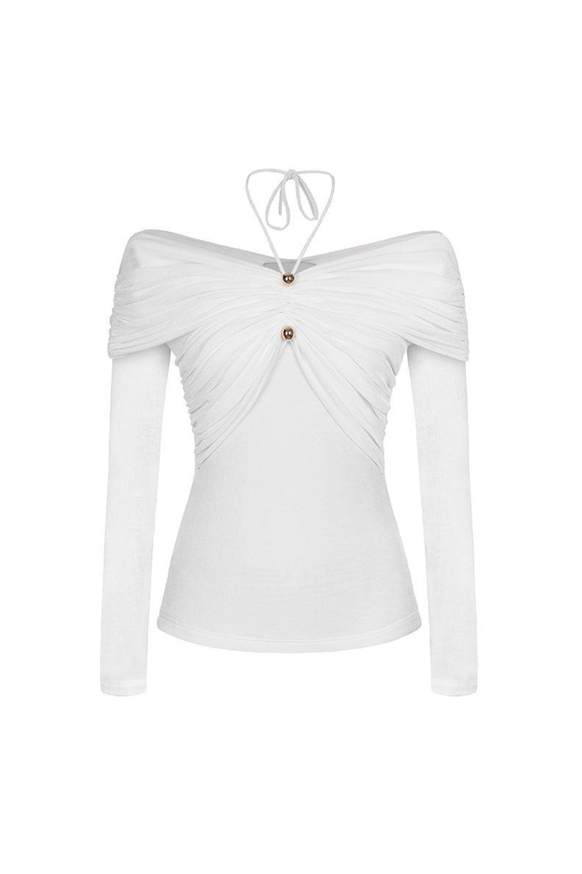 Son Bodycon Long Sleeved Knitted Fabric Top
