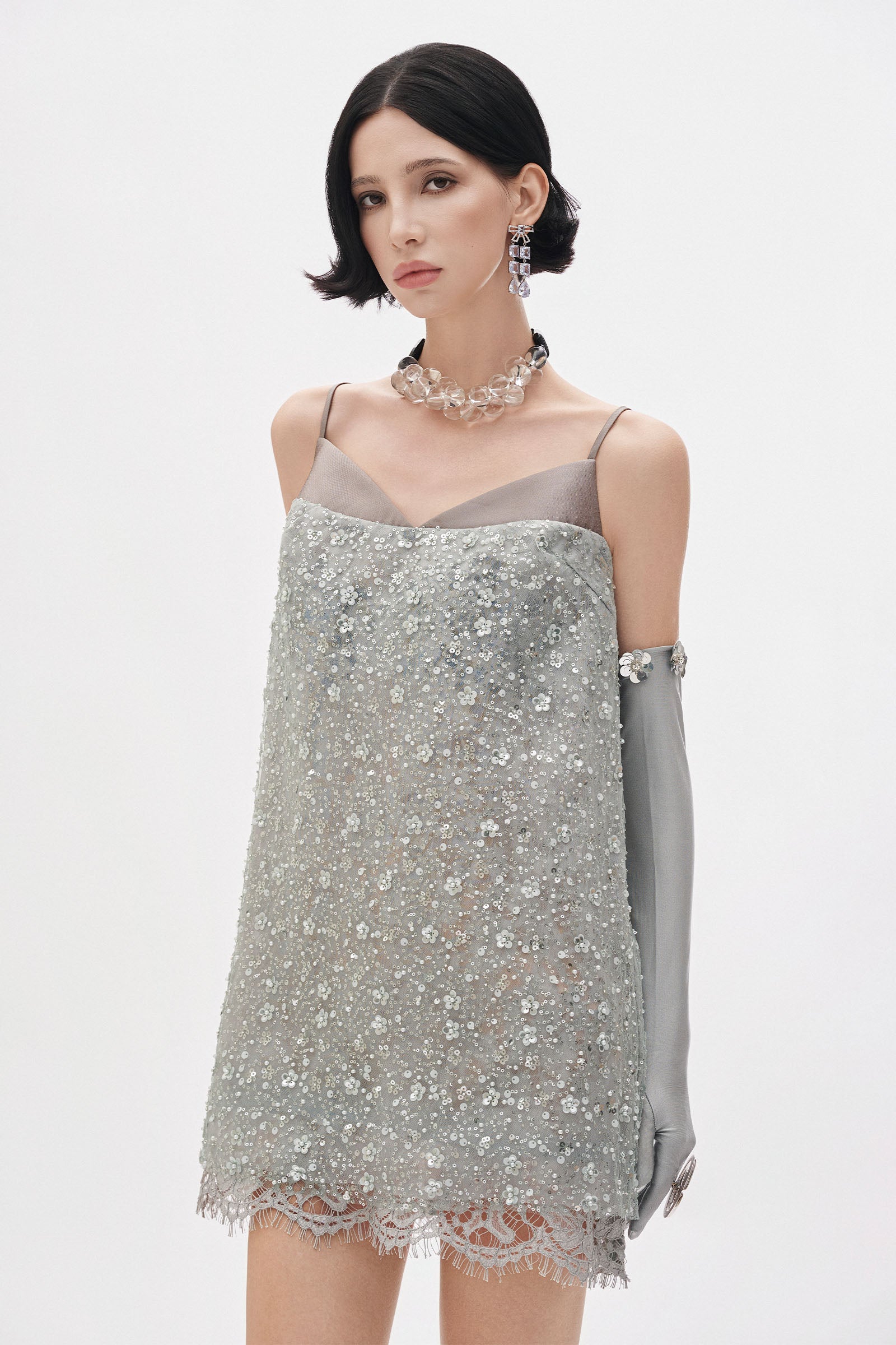 Gwendolyn Sequin Mini Dress