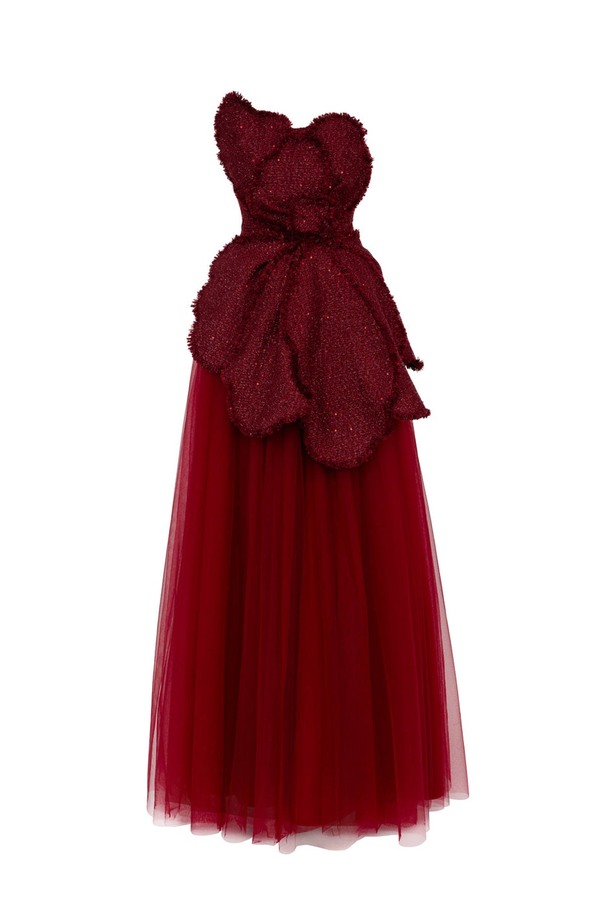 Vivienne Sweetheart Applique Maxi Dress