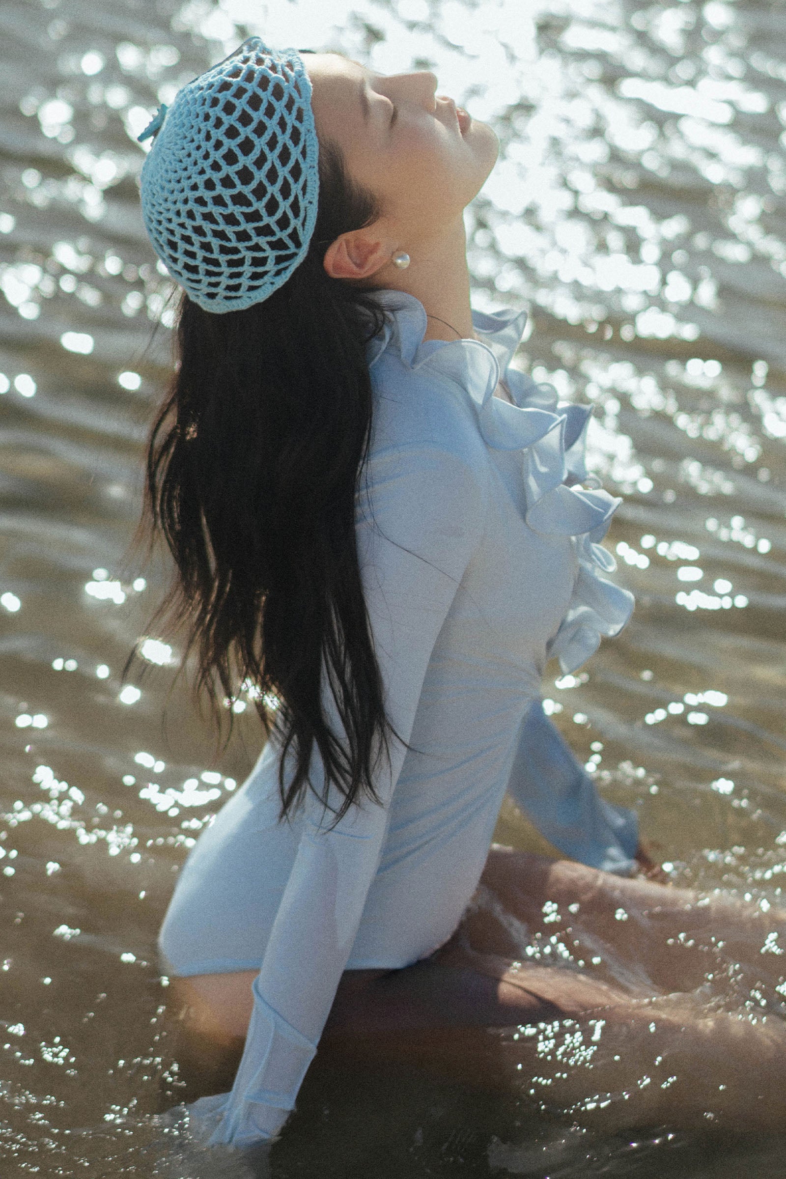 Seashell Draped Bodysuit