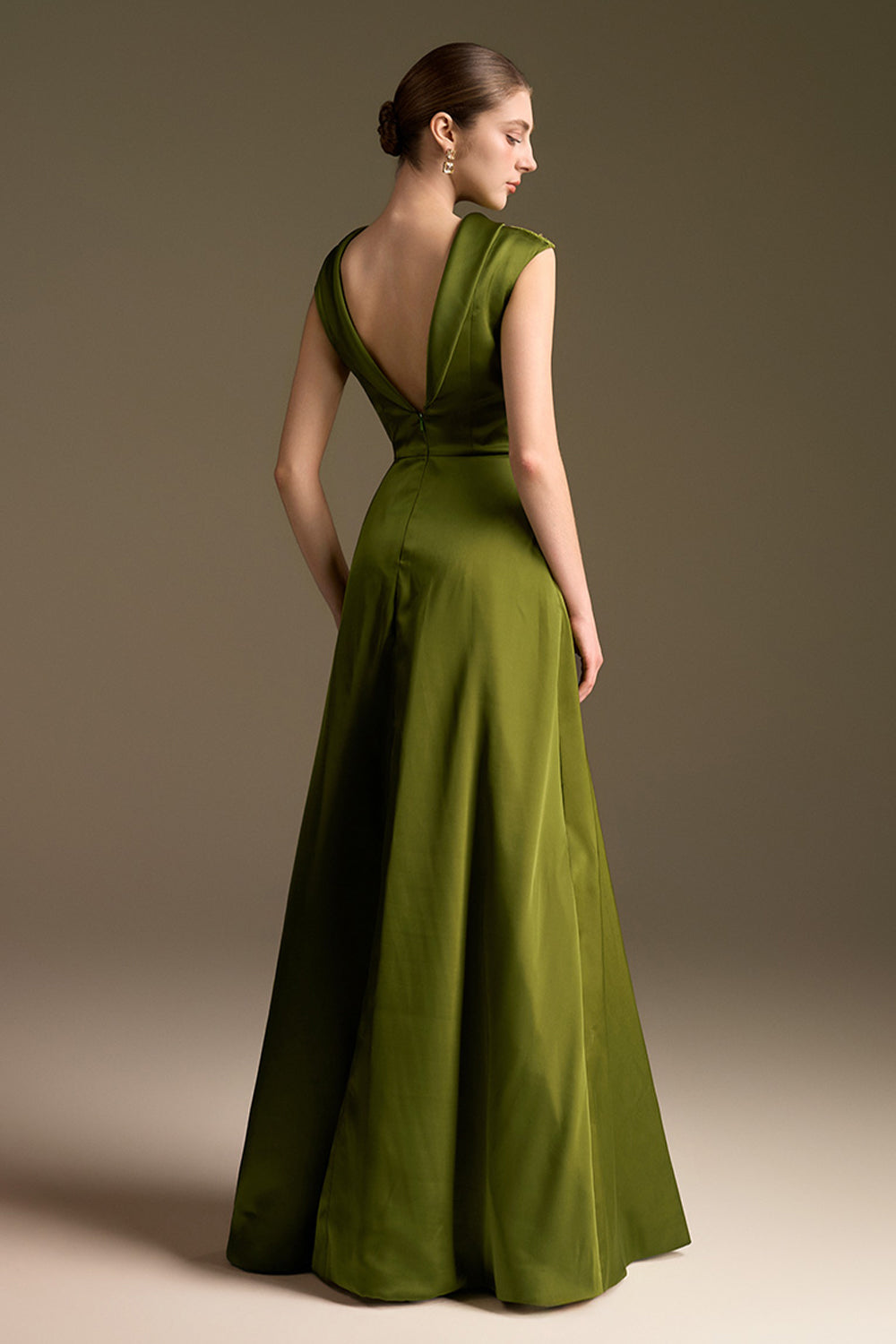 Aurore Boat Neck Maxi Dress