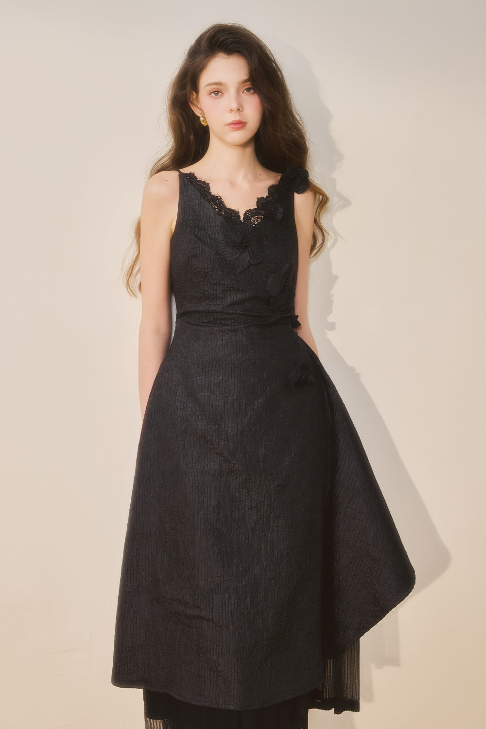 Leni Draped Midi Dress