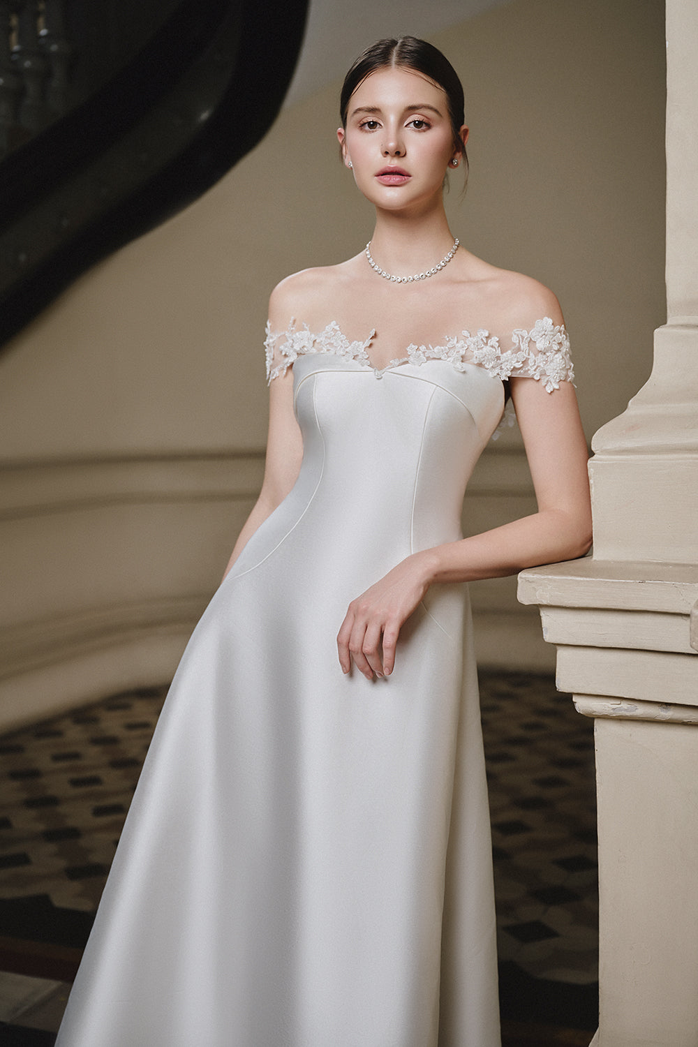 Elizabeth Off-Shoulder Midi Dress