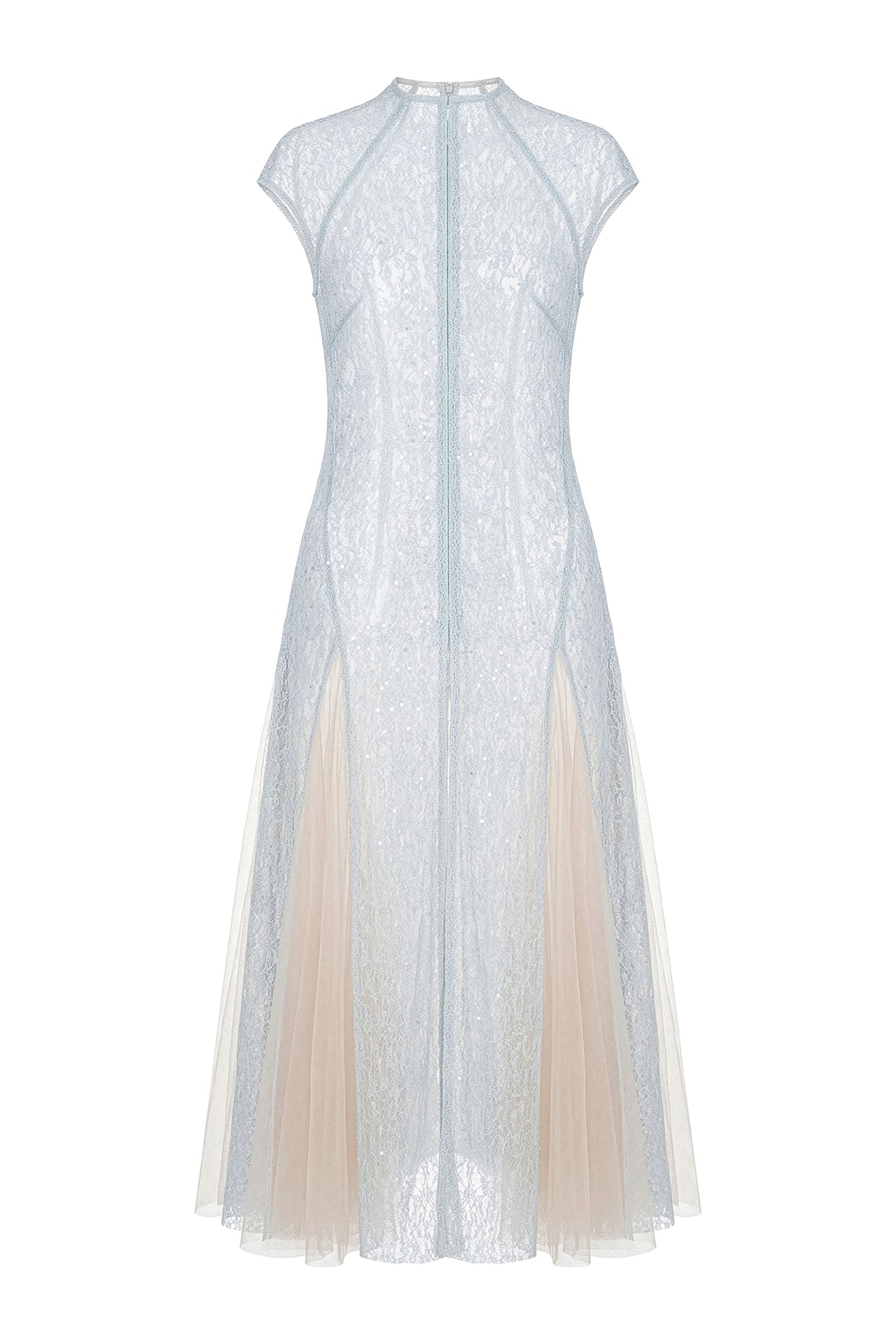 Amelie High Neck Midi Dress