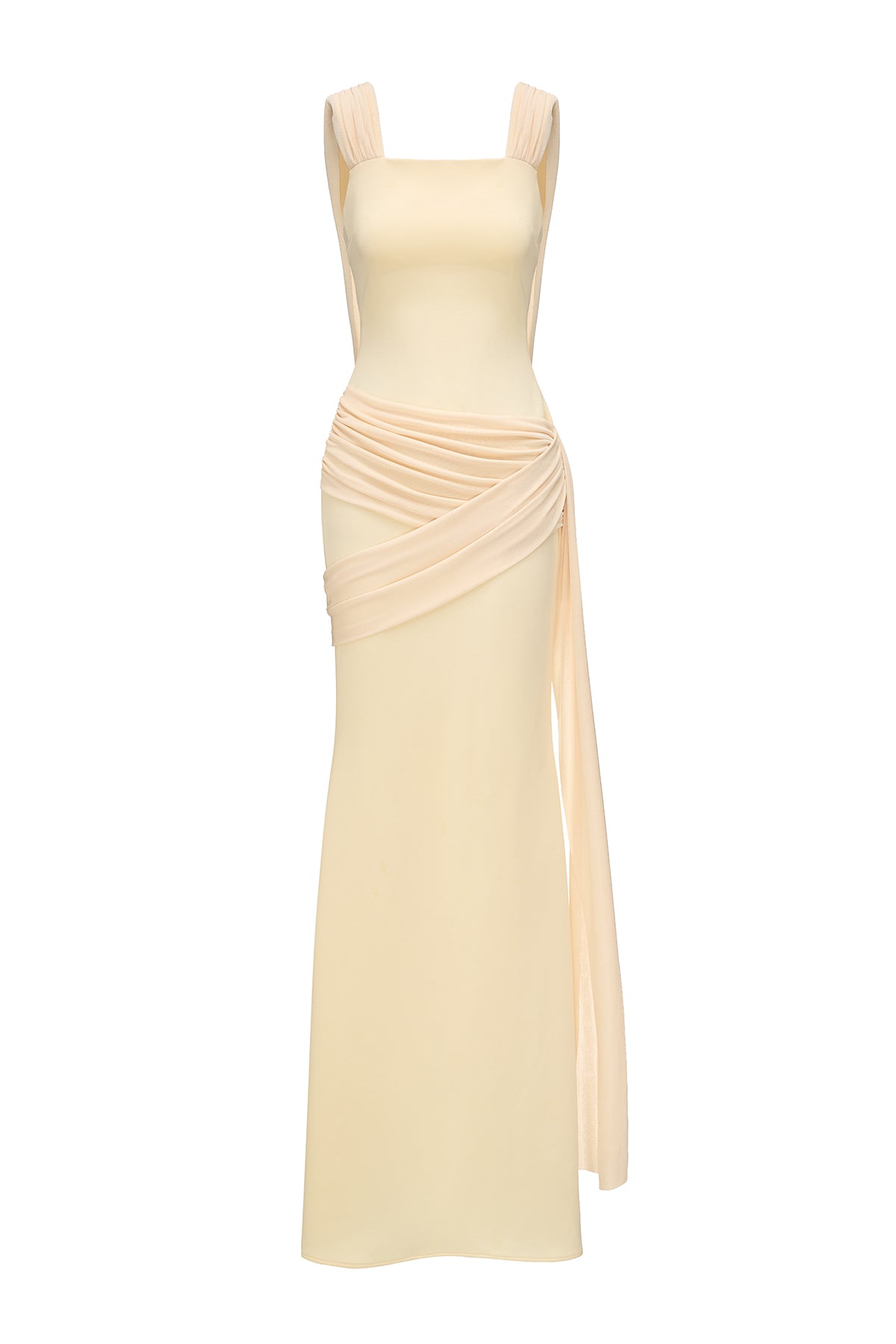 Aza Square Neck Maxi Dress