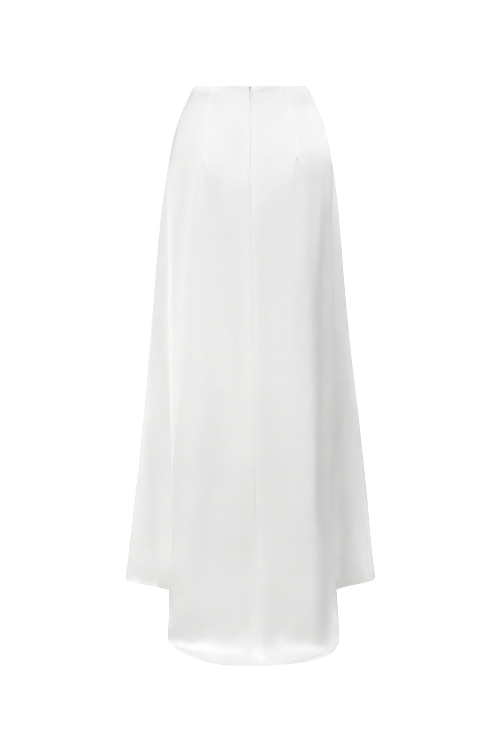 Safont A-line Basic Silk Blend Maxi Skirt