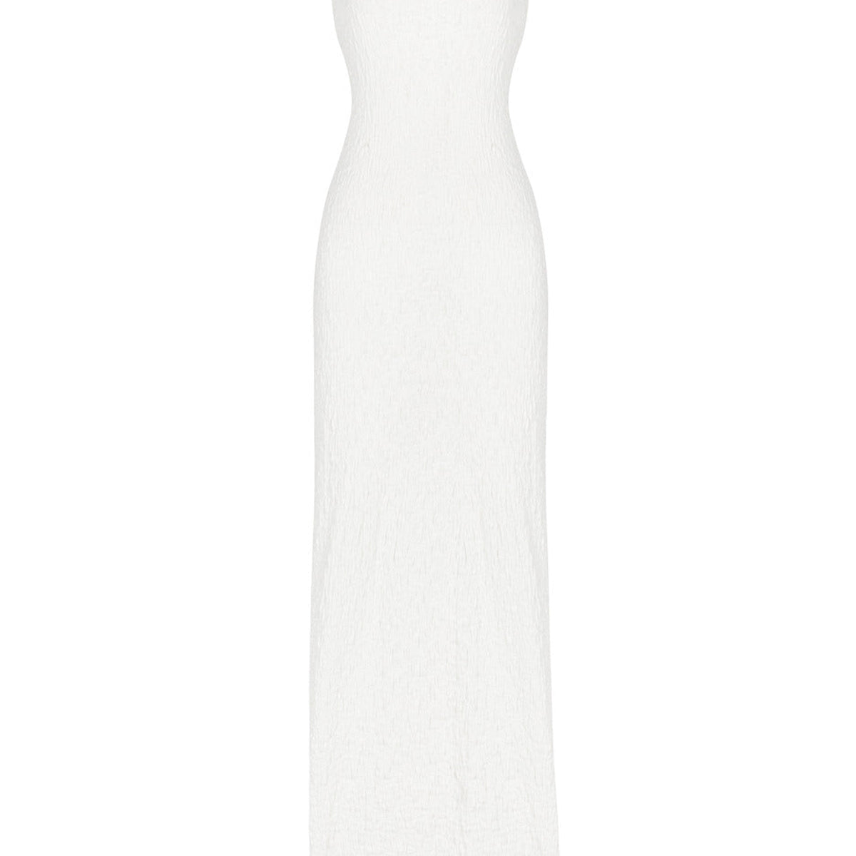 Sugar Sheath Square Neck Ribbed Spandex Maxi Dress