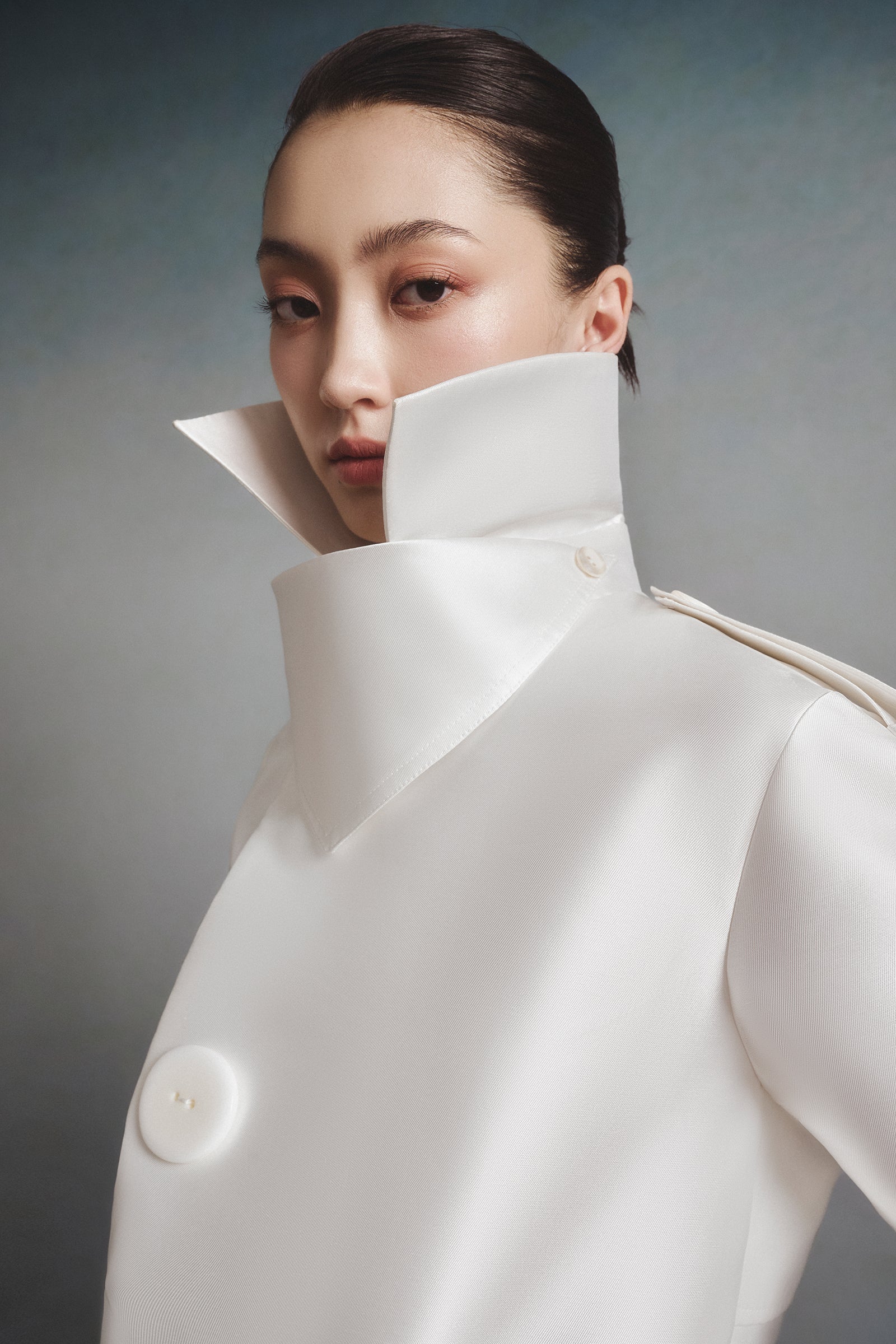 Neige High Neck Mini Dress