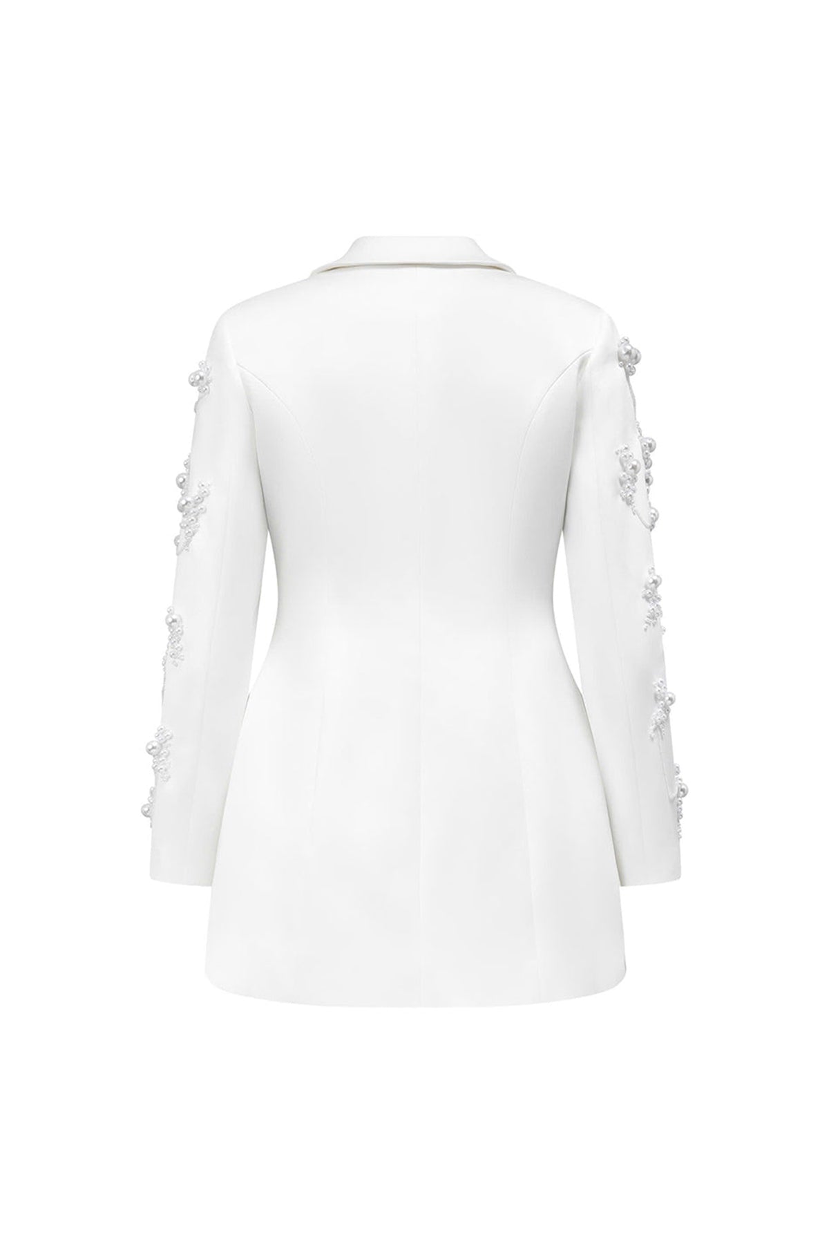 Valse Sheath Peak Lapel Silk Blend Blazer