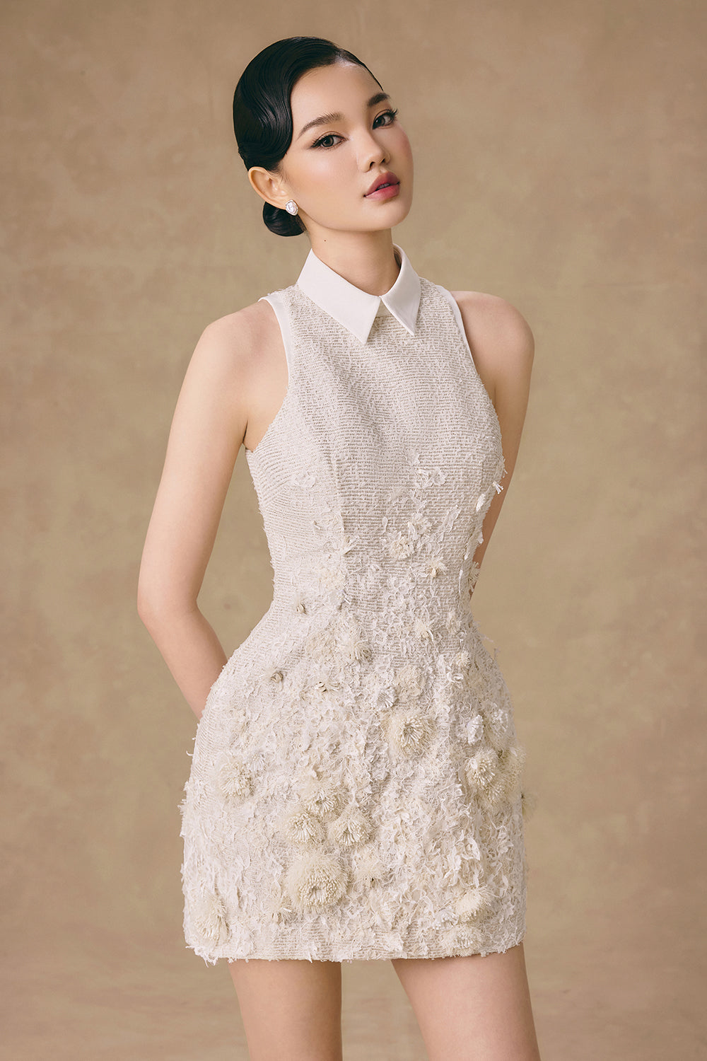 Feuille Collared Mini Dress