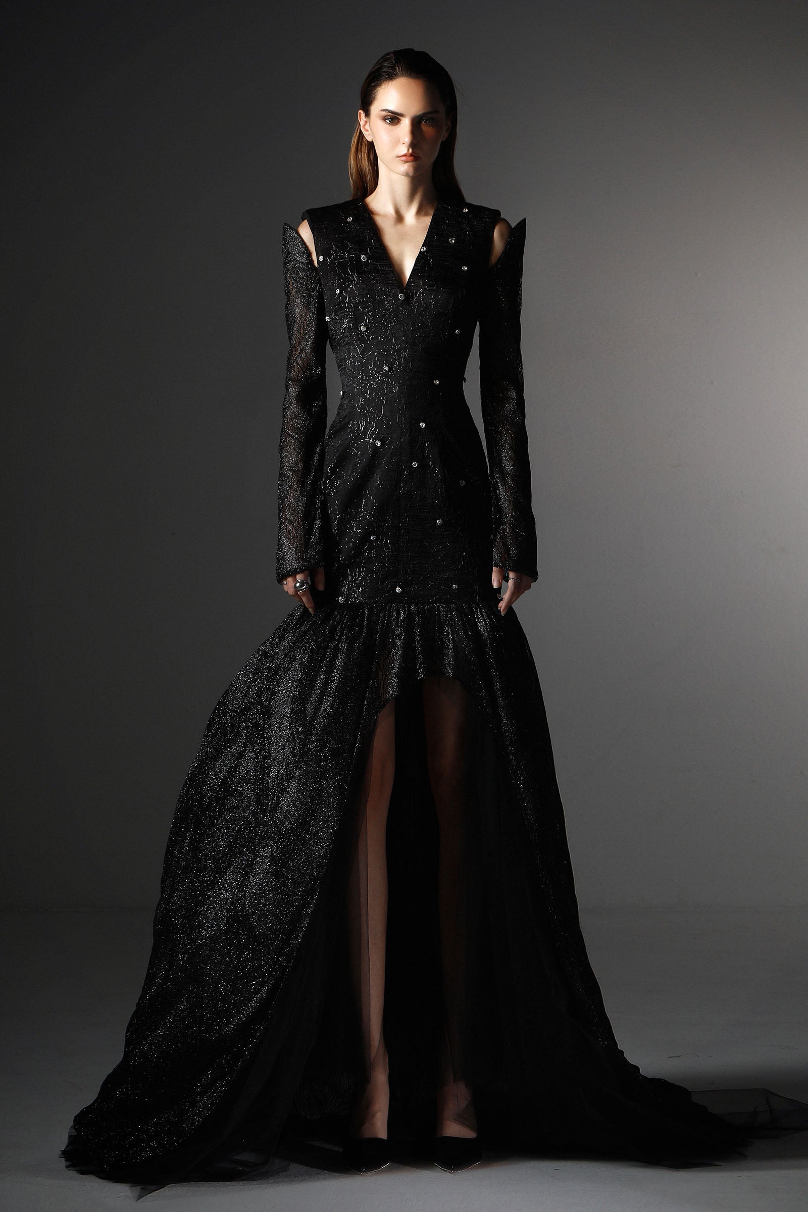 Regency V-Neck Maxi Dress