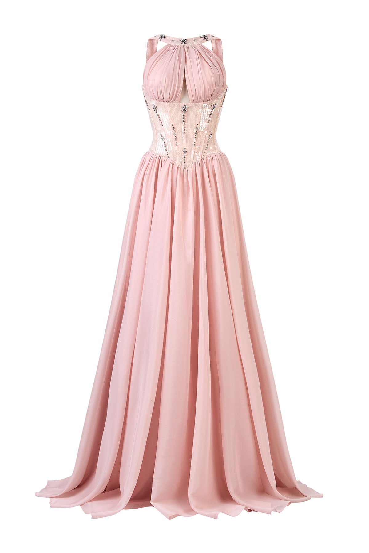 Evan Draped Maxi Dress