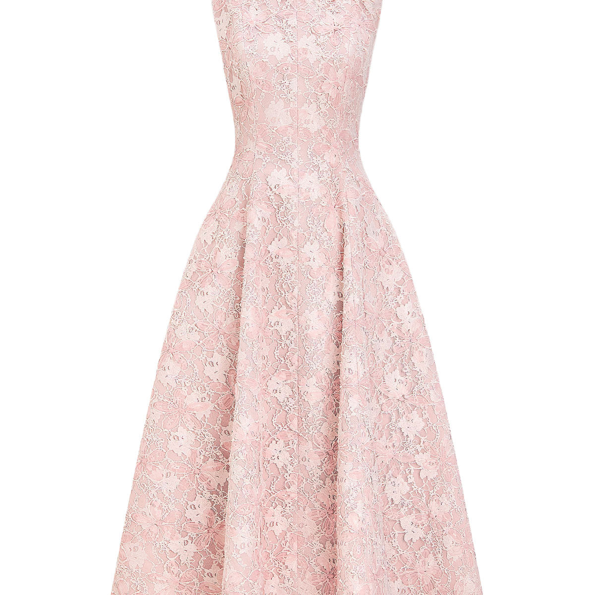 Bloom Round Neck Midi Dress