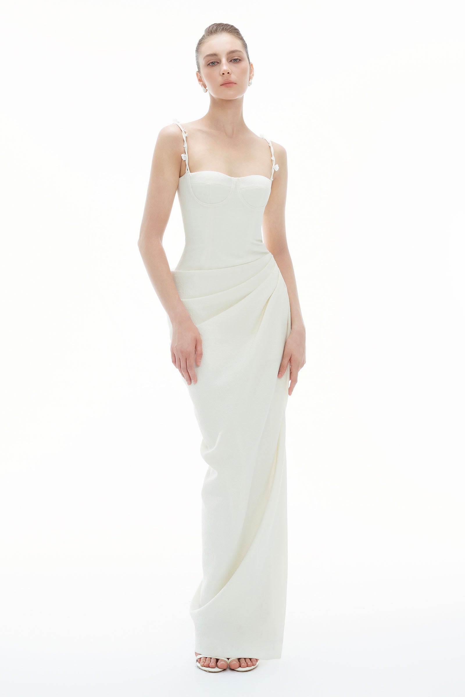 Magnolia Draped Maxi Dress