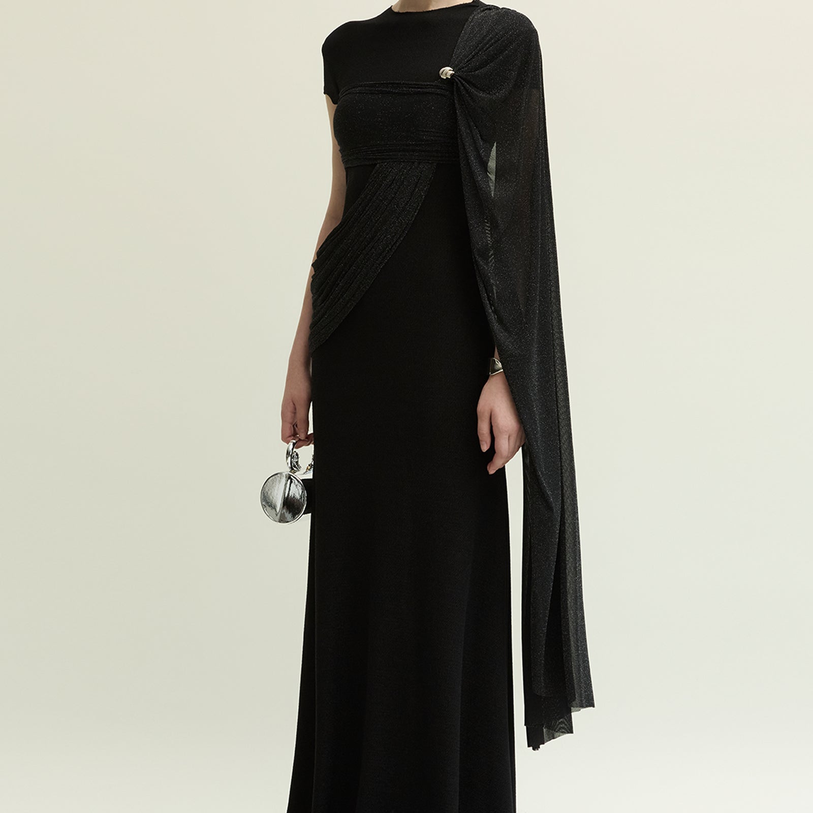 Freya Mermaid Draped Maxi Dress