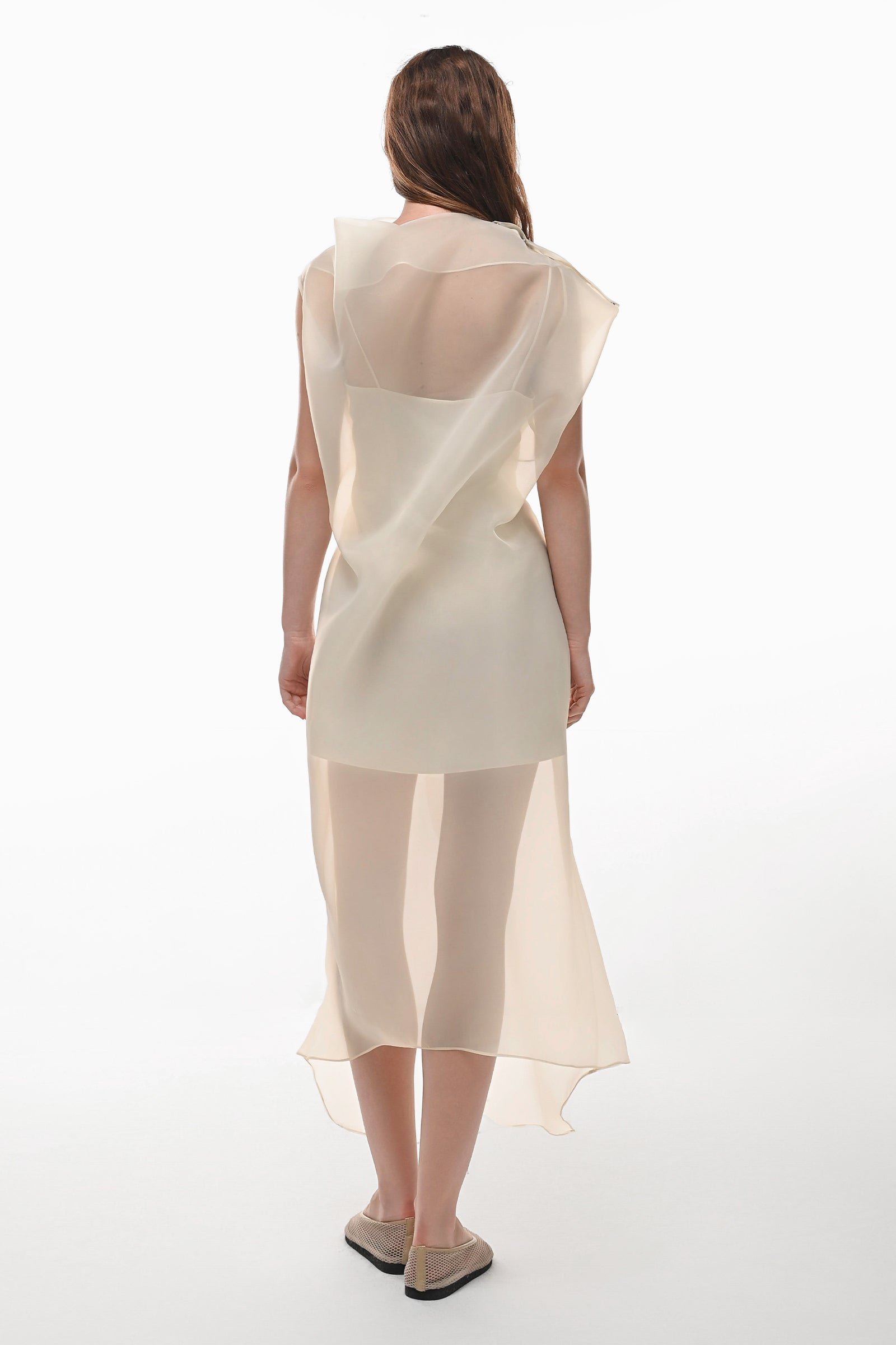 Lyn Cowl Draped Midi Dress