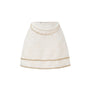 Nolan A-line Bead Tweed Mini Skirt
