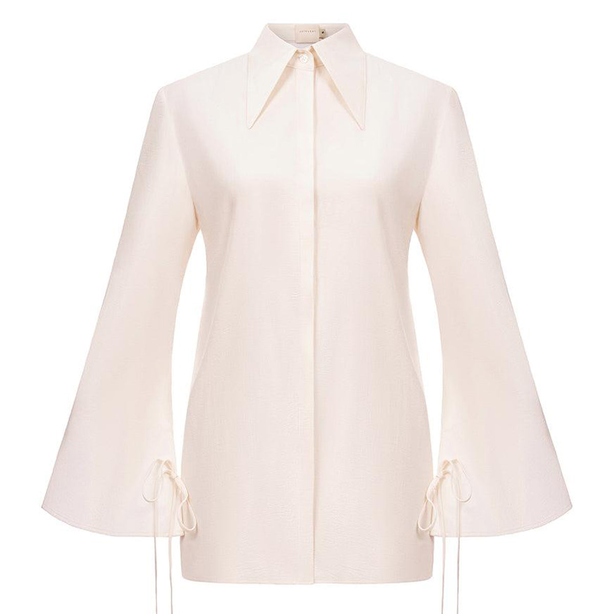 Sophie Straight Flare Sleeved Linen Shirt