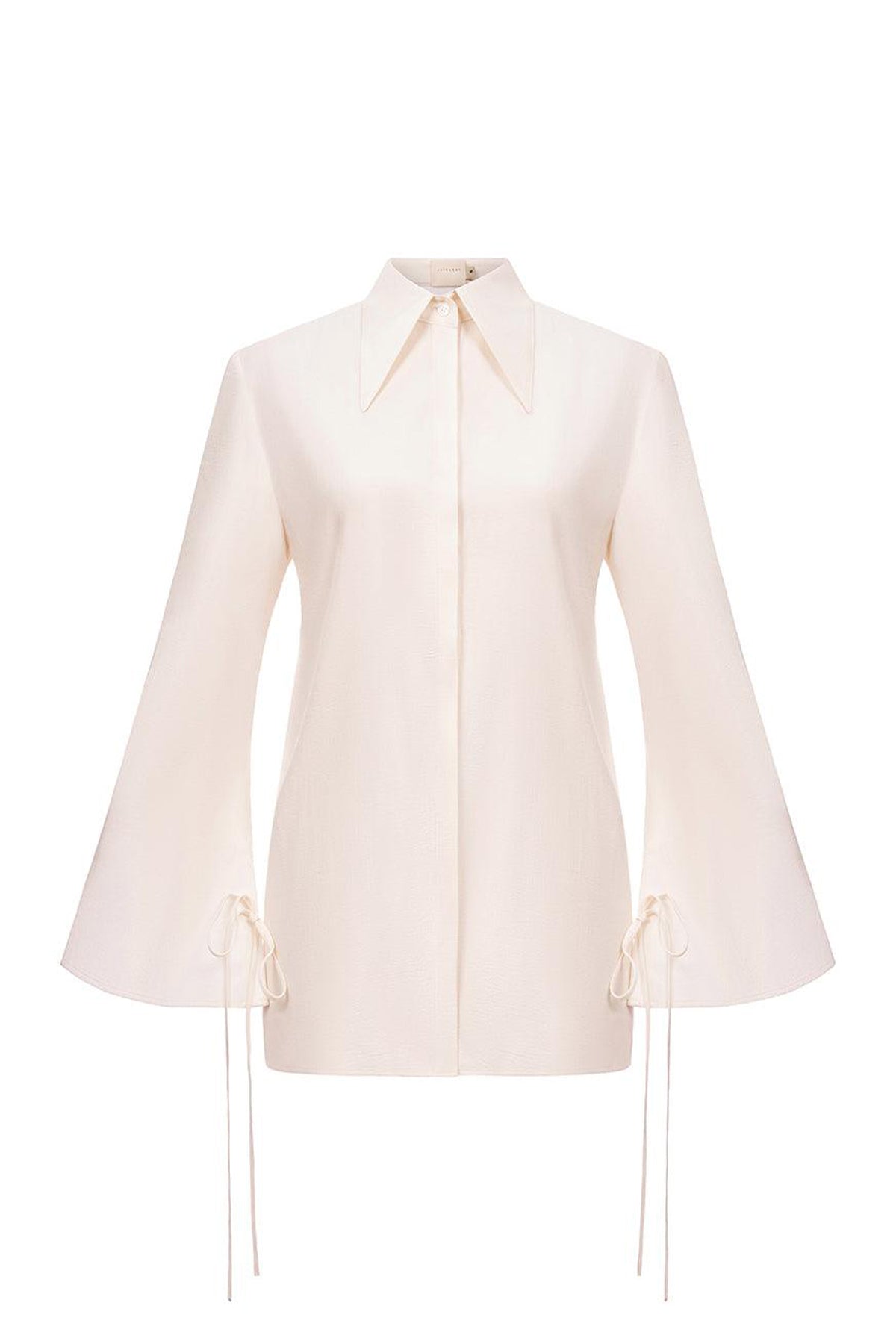 Sophie Straight Flare Sleeved Linen Shirt
