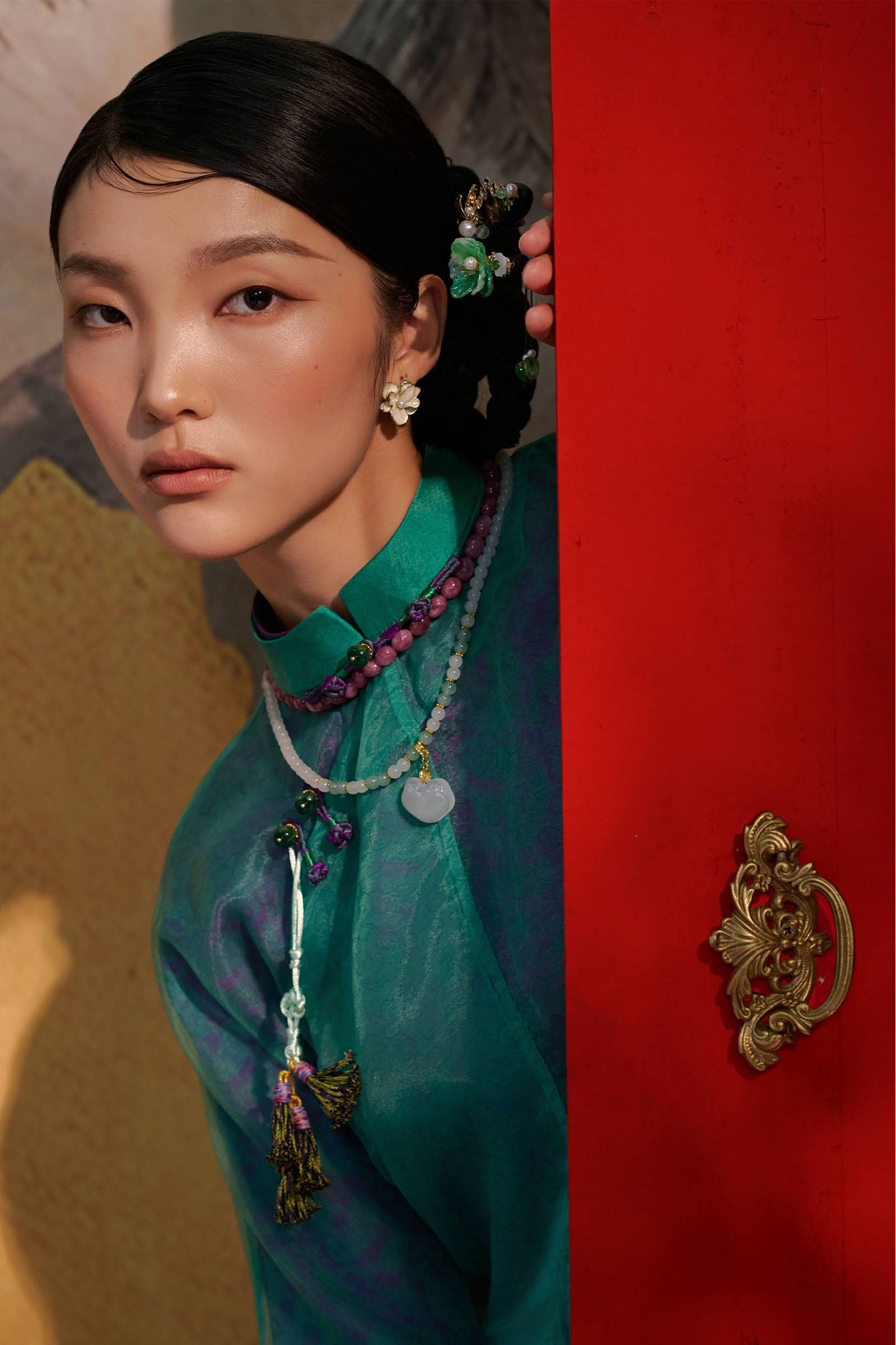 Khue Ngoc Mandarin Ao Dai Set