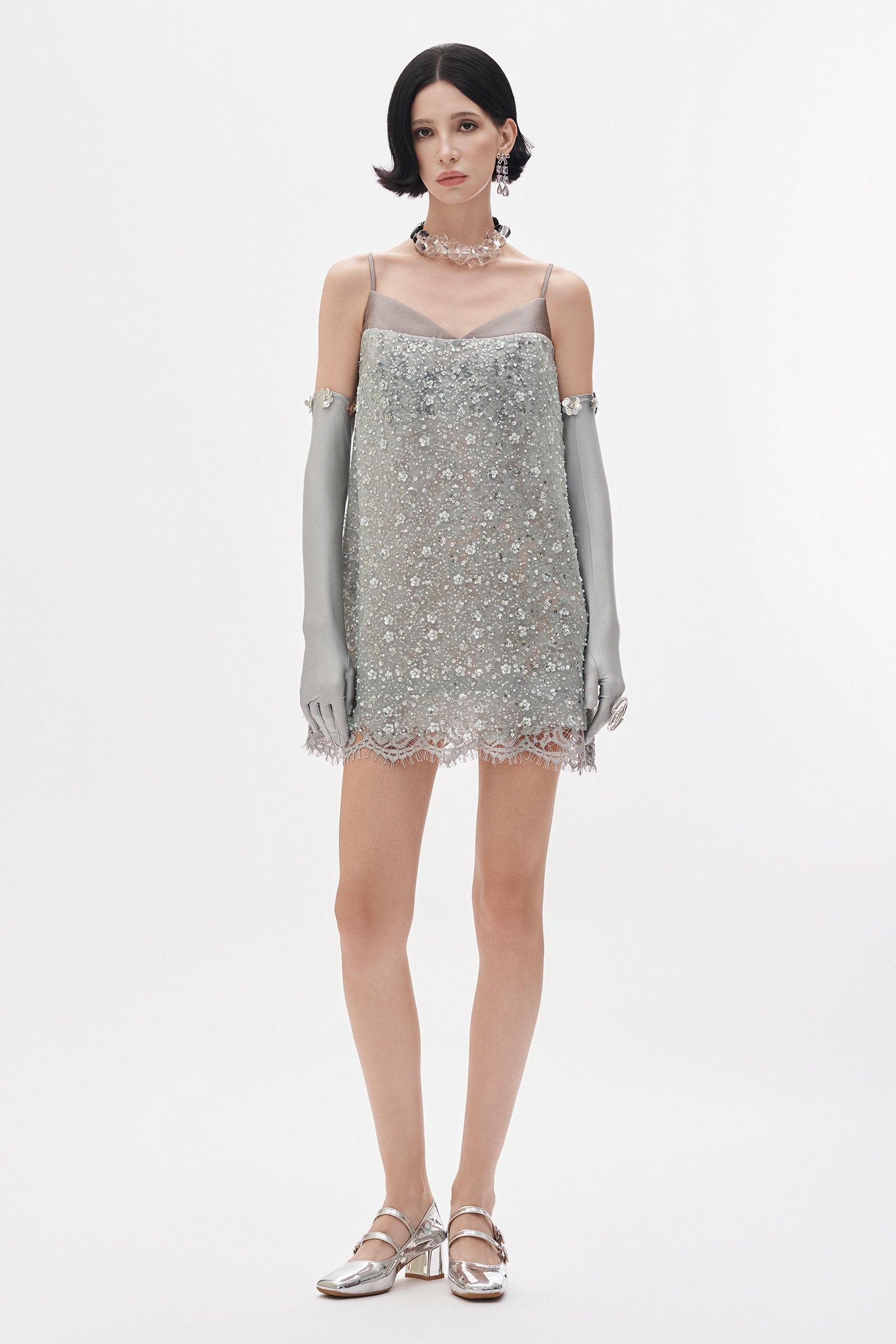 Gwendolyn Sequin Mini Dress