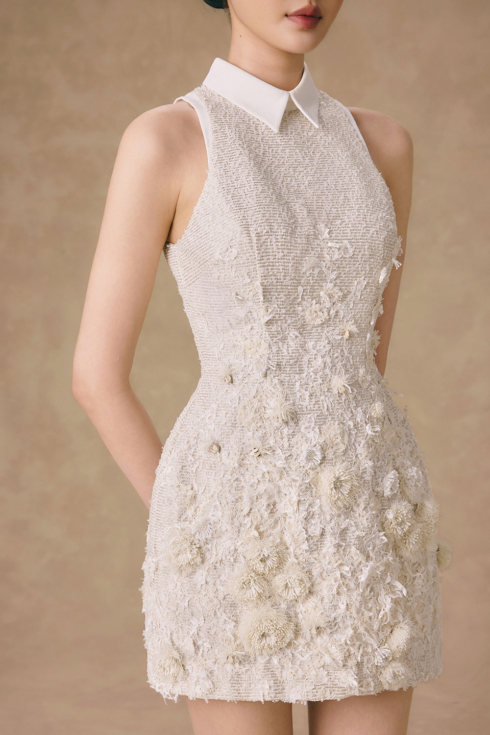 Feuille Collared Mini Dress