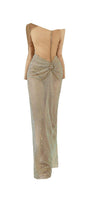 Skyla Bodycon Long Sleeved Organza Maxi Dress - MEAN BLVD
