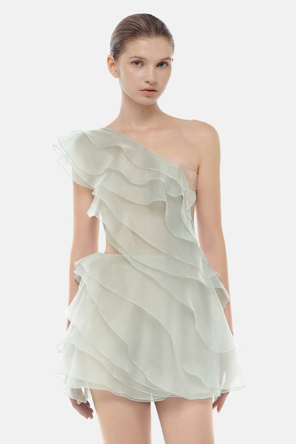 Jolie Ruffle Mini Dress