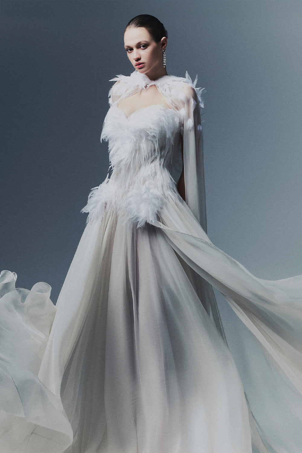 Adeline Sweetheart Draped Maxi Dress