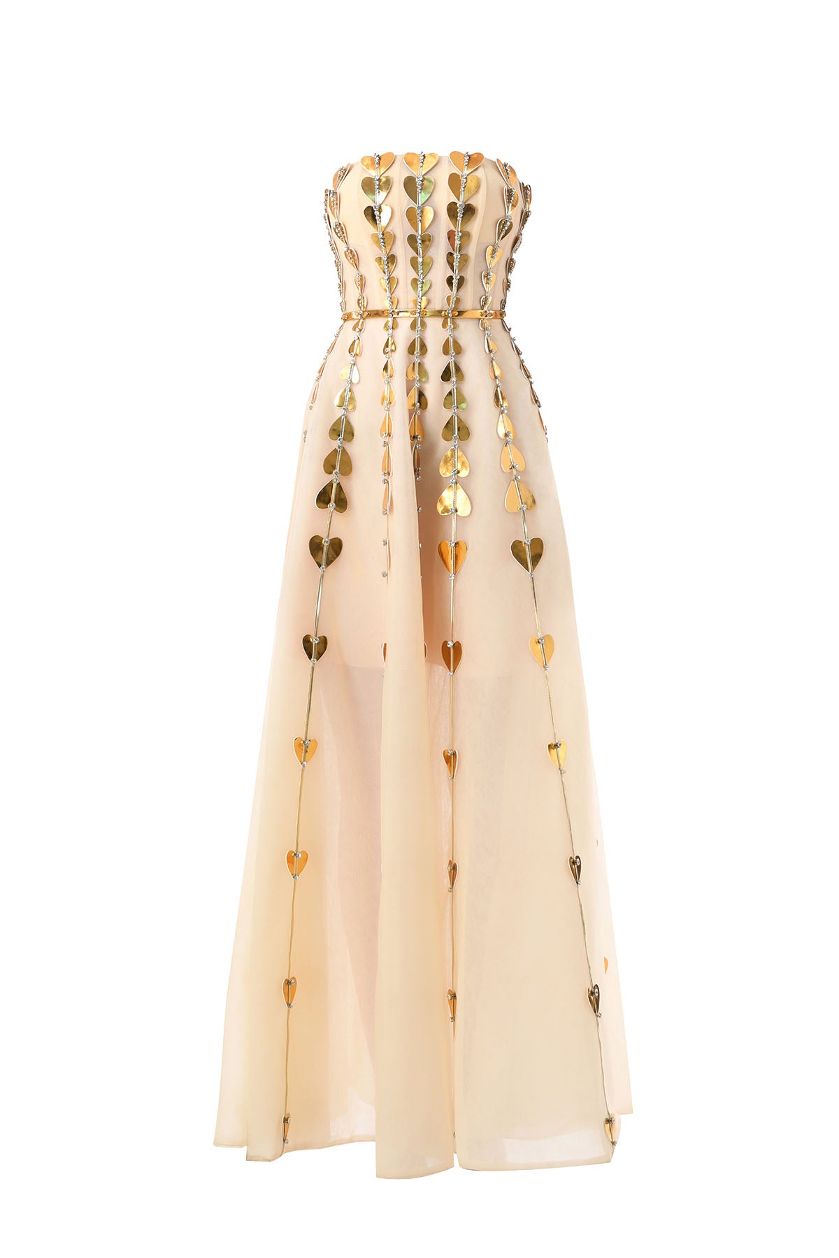 cream and gold maxi dress Women's Veya Sequin Yellow XXS/XS/S/M/L/XL/XXL/3XL/Customize MEAN BLVD Sequin