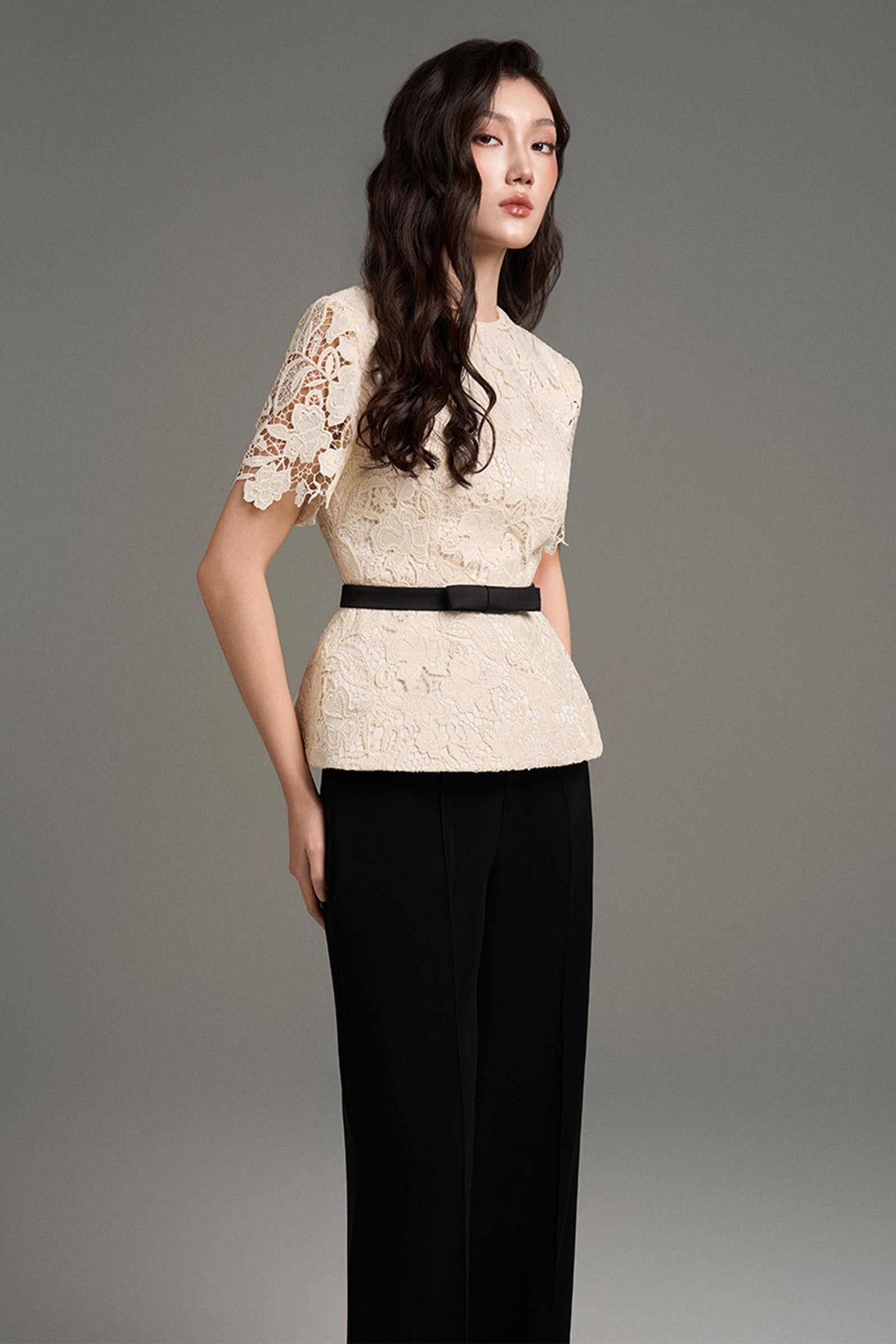Monéra Peplum Top