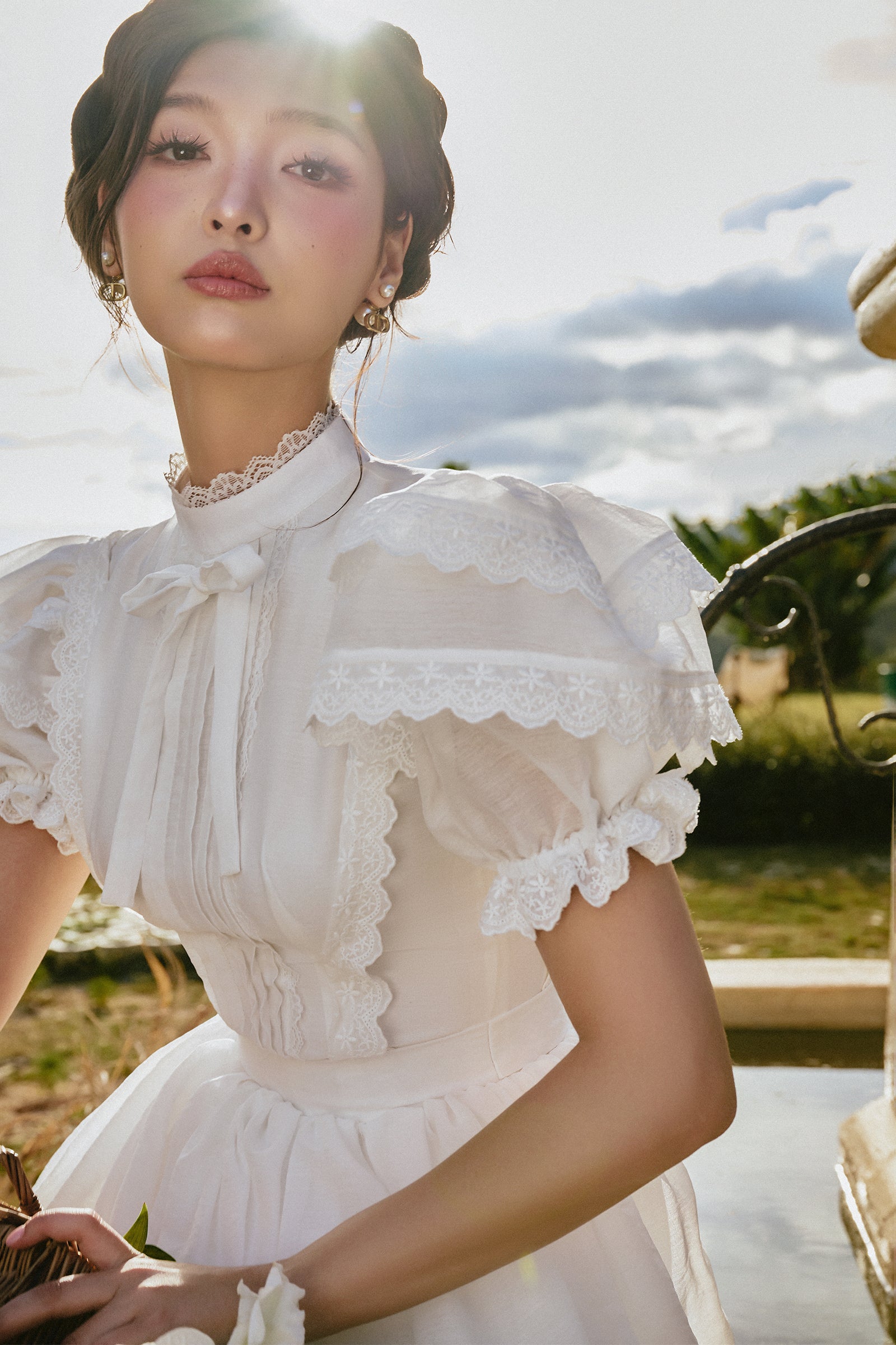 Eloise High Neck Mini Dress