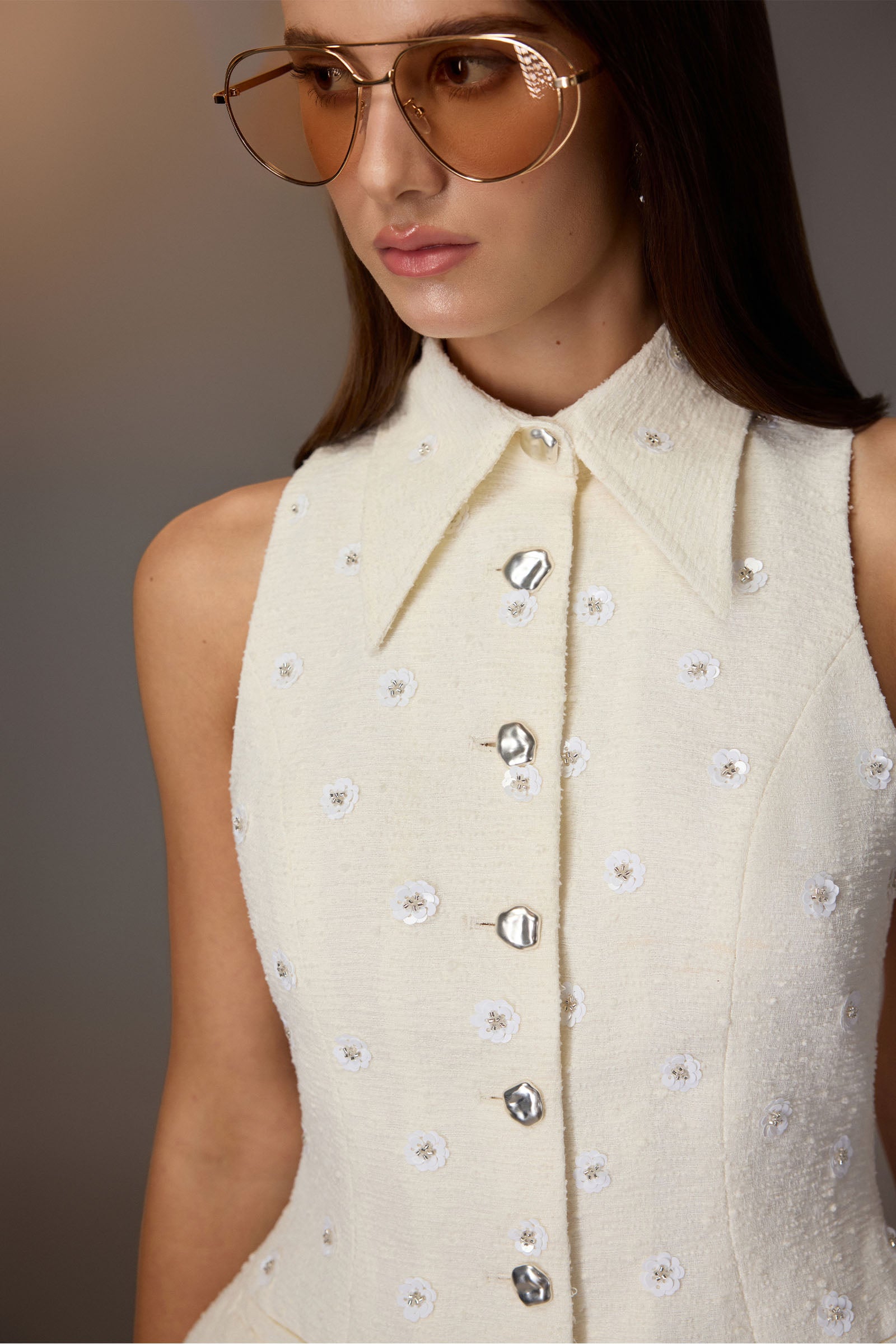 Kodemari Peplum Top