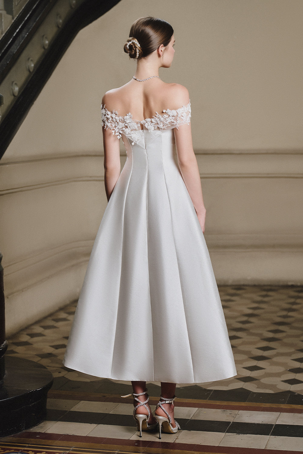 Elizabeth Off-Shoulder Midi Dress