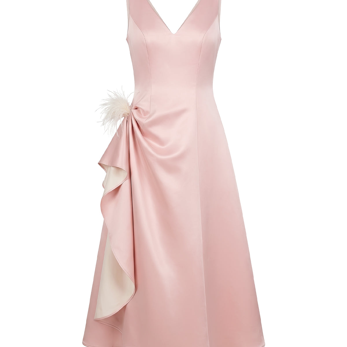 Reverie Draped Midi Dress
