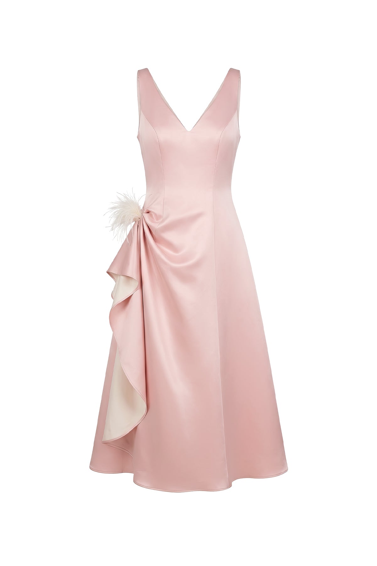 Reverie Draped Midi Dress