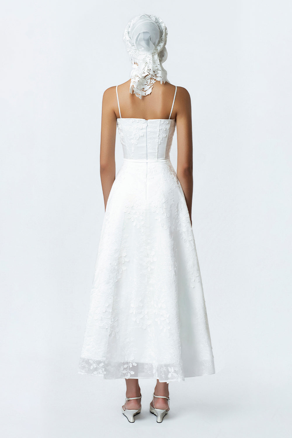 Titania Applique Midi Dress