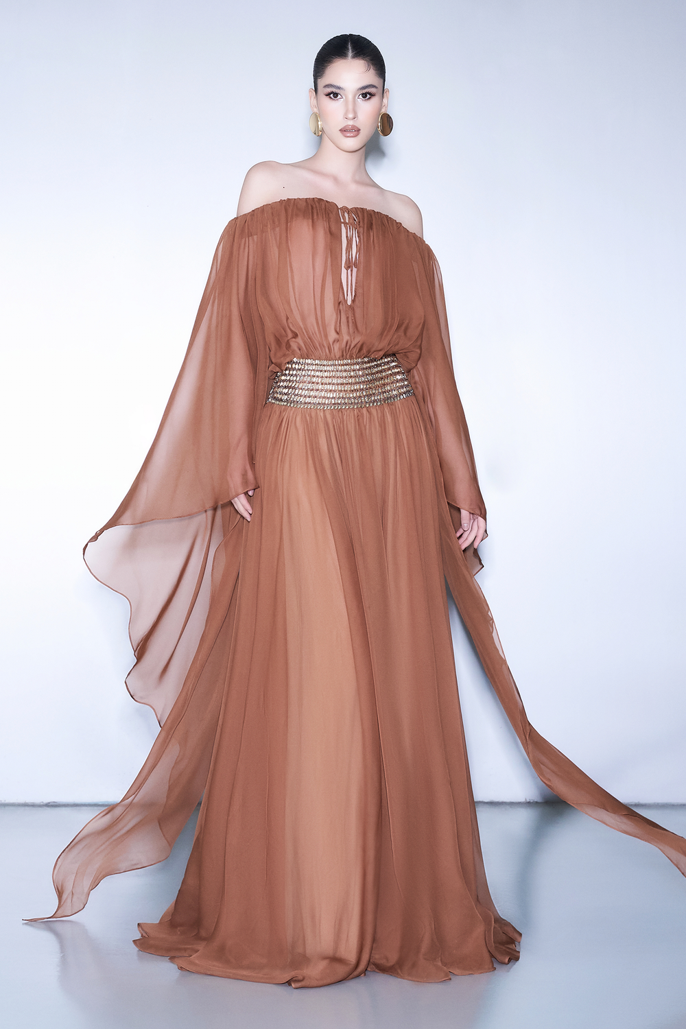 Celeste Off-Shoulder Maxi Dress