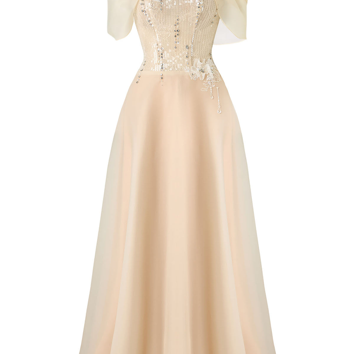 Eloise Asymmetric Neck Midi Dress