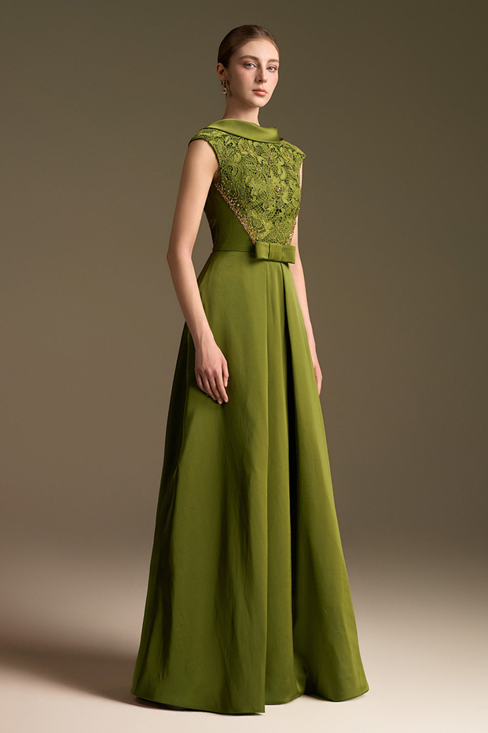 Aurore Boat Neck Maxi Dress