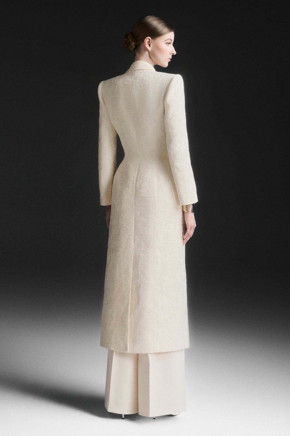 Vaelith V-Neck Trench Coat