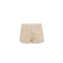 Cara Straight High Waist Tweed Shorts