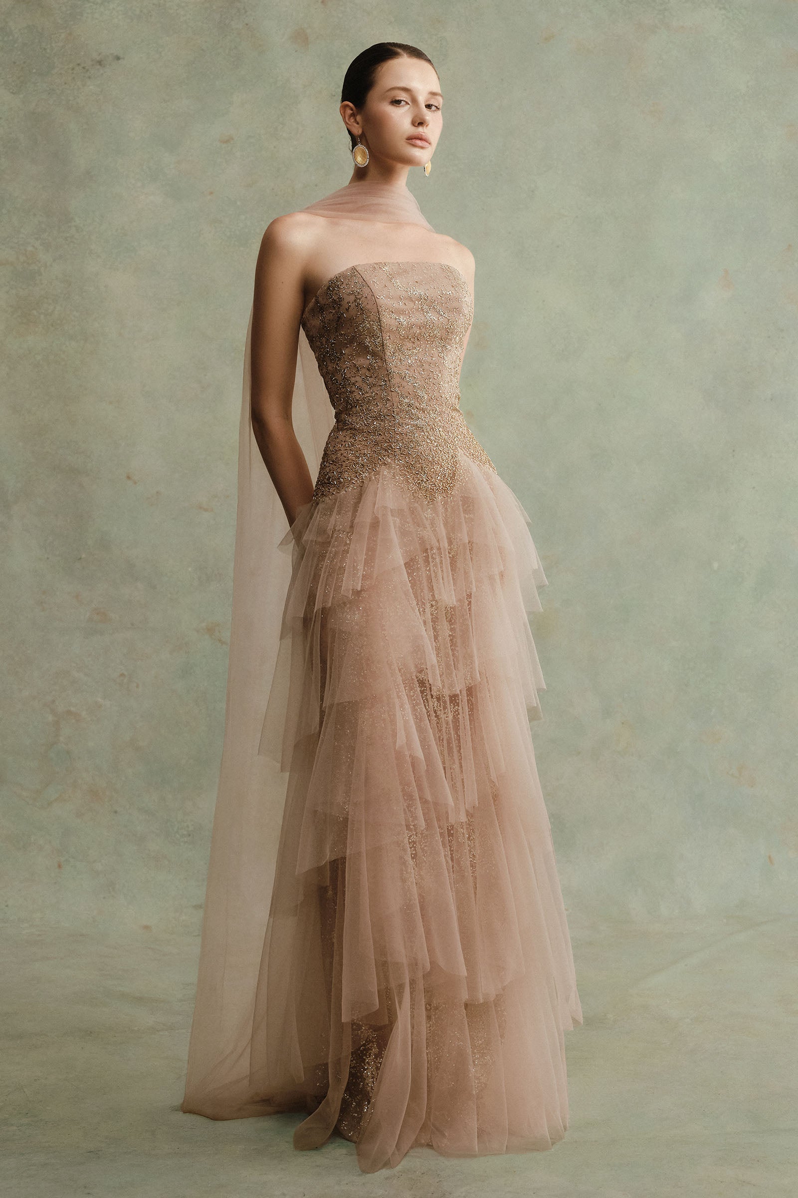 Zaria Ruffle Maxi Dress